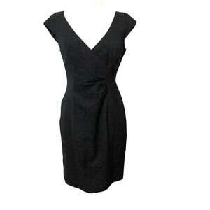 Kay Unger Black Cocktail Dress Size 12
